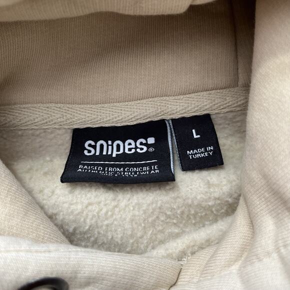 Snipes Men's Forest Green Olive Hoodie Sweatshirt Fleece Embroidered Size L - Picture 2 of 5